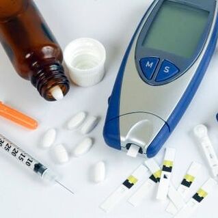 Gluomètre et médicaments pour le traitement du diabète